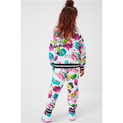 Комплект трикотажный для девочек: толстовка, брюки PLAYTODAY, 1240207
