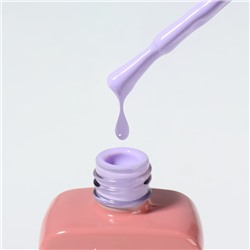 Гель лак для ногтей, однотонный, трехфазный, 10 мл, LED/UV, фиолетовый (225)