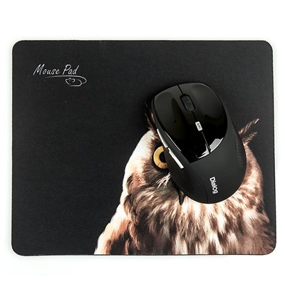 Коврик для компьютерной мыши Dialog PM-H15 Owl (black)