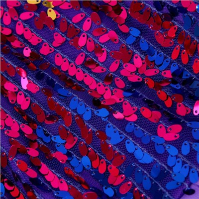 Карнавальный набор «Дракон»: платье, ободок, фиолетовый