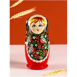 Матрёшка дерево «Птички», 5-кукольная, 15 см