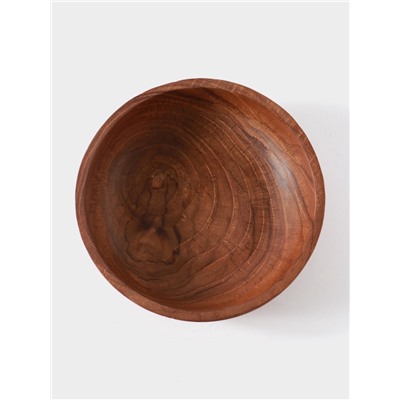 Миска, 15×15×4 см, тиковое дерево