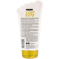Freeman Beauty, Bare Foot, увлажнение, ночное средство для ухода за ногами, маруловое масло и какао-масло, 124 мл (4,2 жидк. унции)
