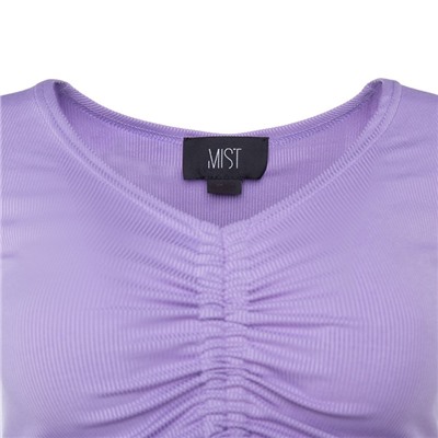 Футболка женская на кулиске MIST, размер 40-42, лиловая