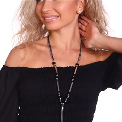 Колье , цвет черный, 391019, арт.748.183