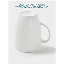 Кружка Hanna Knövell, 400 мл, фарфор, белая