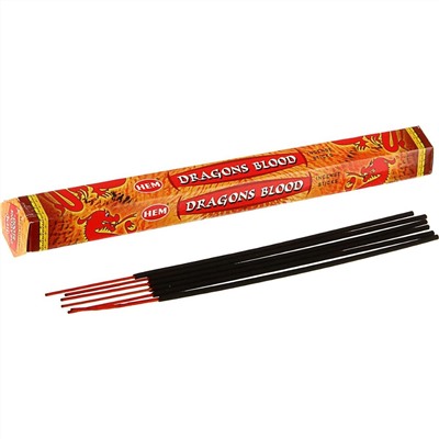 HEM Благовония шестигранник упаковка: Dragon Blood 6 уп.