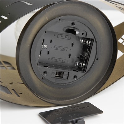 Фигурка светящаяся RISALUX «Вечерний город», LED-ночник, 3×ААА, чёрный, 10.8×19.5×20 см