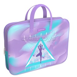 Папка текстильная на молнии с ручками Meditation, A4+