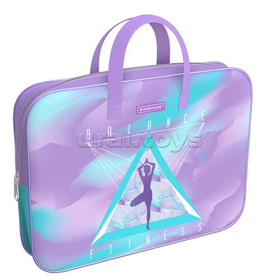 Папка текстильная на молнии с ручками Meditation, A4+