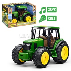 Трактор "Леван" на батарейках, в коробке