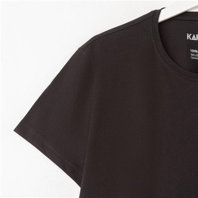 Футболка мужская KAFTAN E-ZONE, 46, чёрный