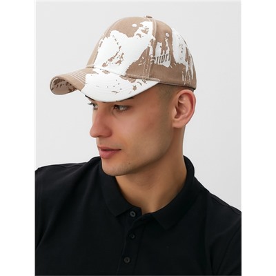 Кепка унисекс твил MINAKU, светло-коричневая, размер 58, хлопок 100%