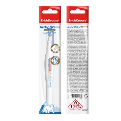 Корректор-ручка 10мл 14173 ARCTIC WHITE ErichKrause