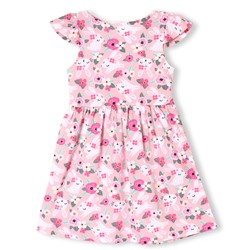 Платье для девочки «Зайки», розовое, рост 116-122 см