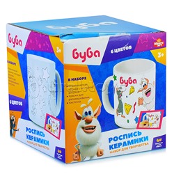 Кружка для росписи "Буба" (краски, кисточка)
