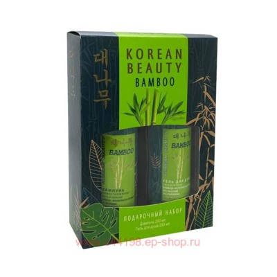 Festiva Подарочный набор Korean Beauty Bamboo Шампунь 250 мл + Гель для душа 250 мл 471