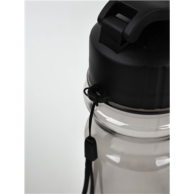 Бутылка для воды пластиковая «24/7», 500 мл, чёрная