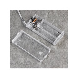 Гирлянда «Нить» 1.6 м с насадками «Бирюзовые шарики», IP20, серебристая нить, 15 LED, батарейки ААх2 (нет в комплекте), свечение белое