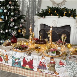 УЦЕНКА Скатерть Этель "Winter holidays"150х220см +/-3см с ГМВО, хл100%