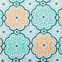 Штора блэкаут портьерная «Этель. Дамаск», зелёная, 135×250 см