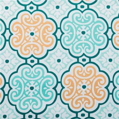 Штора блэкаут портьерная «Этель. Дамаск», зелёная, 135×250 см