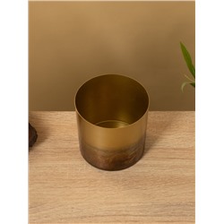 Кашпо на подставке «Малахит», 12×12×20 см, железо