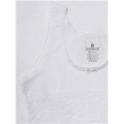 4935-01 Майка для девочки белая (BAYKAR)