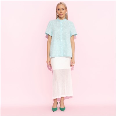 Рубашка из хлопка, Позитивный посыл (мятный)