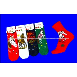 5 ПАР - MORRAH носки подарочные НОРКА КАШЕМИР Символ 2026 года арт. 2660