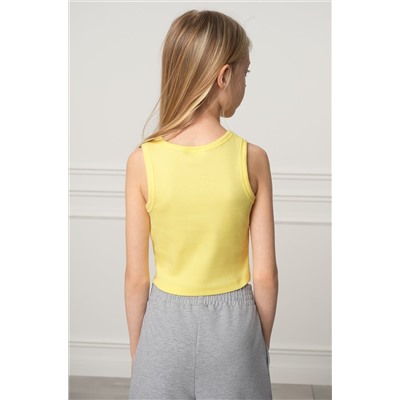 Майка-топ в рубчик для девочки Happyfox