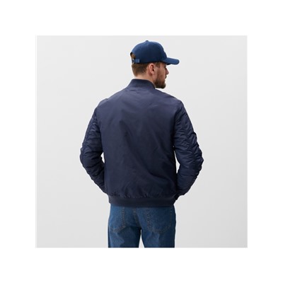 Бомбер мужской на молнии MIST, размер 52, синий