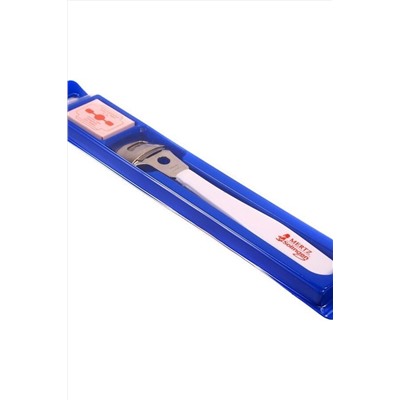 Mertz Скребок для педикюра 498 с комплектом лезвий (10 шт.) KRISTALLER, 1108871