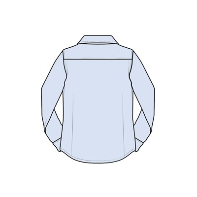 Сорочка текстильная для мальчиков (slim fit)