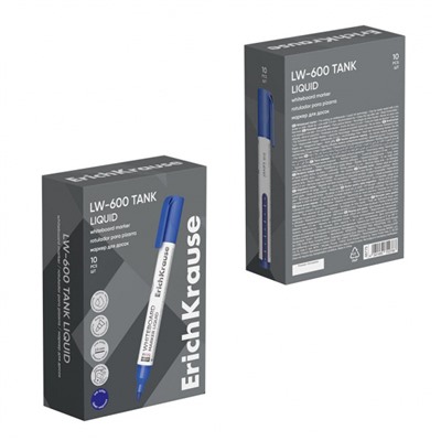 Маркер для магнитной доски с жидкими чернилами Tank LW-600 синий 48775 ErichKrause