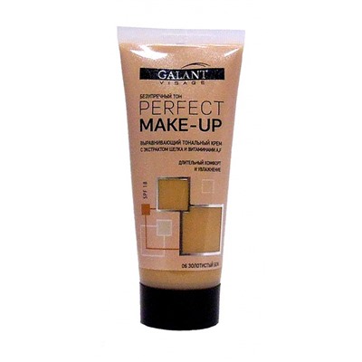Г-К КремТональн. GALANT VISAGE PERFECT MAKE-UP 40мл №6 золотистый беж. /6/60