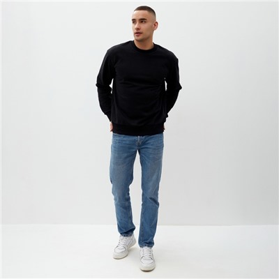 Джемпер мужской MINAKU: Basic line MAN, размер 44, чёрный