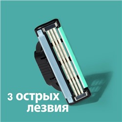 Сменные кассеты Gillette Mach3, 3 лезвия, 8 шт.