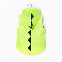 Жилетка с капюшоном детская, цвет салатовый, рост 92-98 см