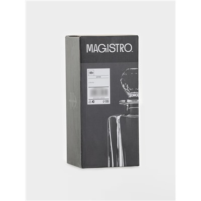 Штоф Magistro «Краун», 800 мл, 11.36×9.89×25.9 см, стекло, прозрачный