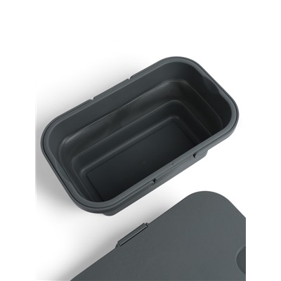 Корзина - столик Maclay 2 в 1, складная, 47 х 28,5 х 23,5 см, стол 45 х 28 х 16 см, серая