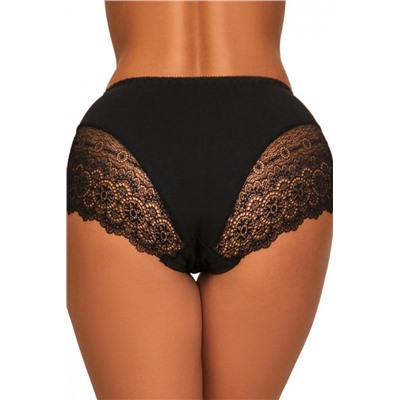 Трусы с кружевом 8023 HoneyFormat 1 шт. (Черный)