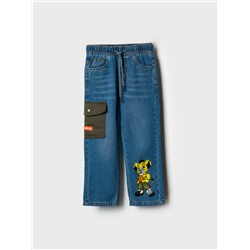 Брюки текстильные джинсовые для мальчиков