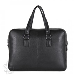 Портфель мужской кожаный 66306H black Heanbag