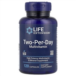 Life Extension, мультивитамины для приема дважды в день, версия 2, 120 капсул