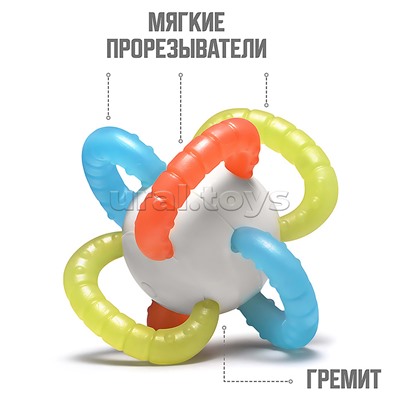 Набор погремушек "Я познаю мир" в пакете