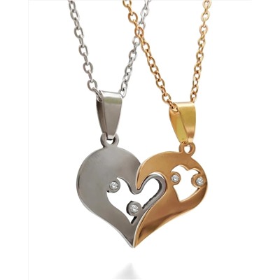 Подвеска парная «Сердце»