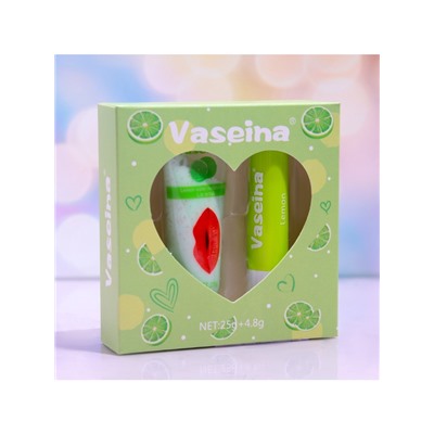 Набор для губ «Лайм» : бальзам и скраб