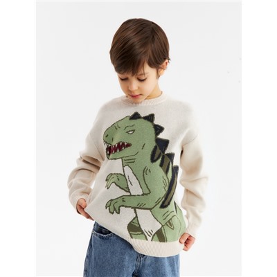 Джемпер детский KAFTAN T-Rex, размер 32 (110-116 см)