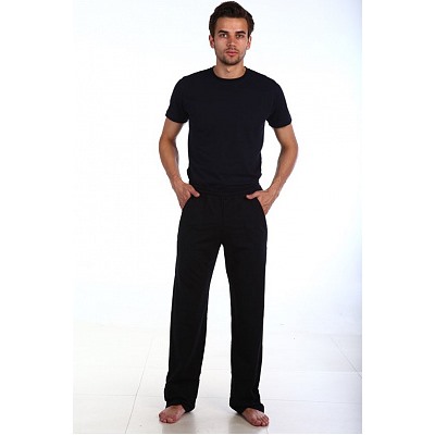 Брюки прямые ПОЯС темно-синий распродажа